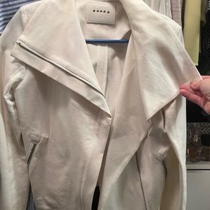Blank NYC White Blazer/Moto Jacket